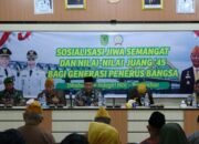 Bupati Inhil Hadiri Sosialisasi Jiwa dan Nilai Juang 45