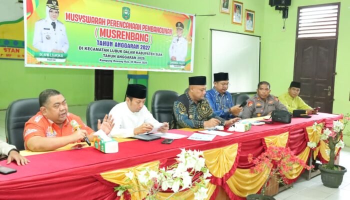 Wakil Bupati Siak Tegaskan Usulan Pembangunan Harus Selaras dengan Program Nasional