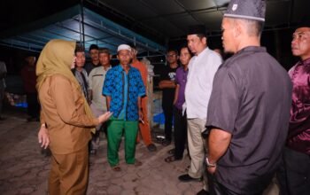 Tembus Jalan Berdebu di Pedalaman Sungai Mandau, Bupati Siak Jemput Aspirasi Warga