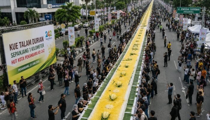 Festival Talam Durian Sepanjang 1 Kilometer Siap di Gelar, Pada Minggu 21 Juni